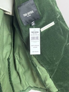 Todd Snyder Corduroy Jacket in Soft Spruce Green